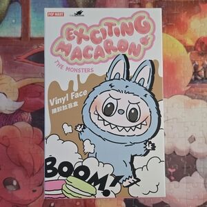 Exciting Macaron Labubu Vynil Plush Pendant Blind Box